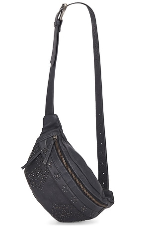 Ana Adorned Sling Bag In Black Free People