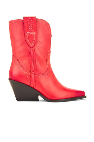 Pitchfork Point Western Boot In Red Free People