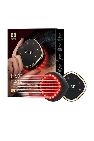 FOREO FAQ 302 Laser & LED Hair Regrowth Scalp Massager in Black