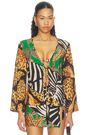Open Front Blouse FARM Rio