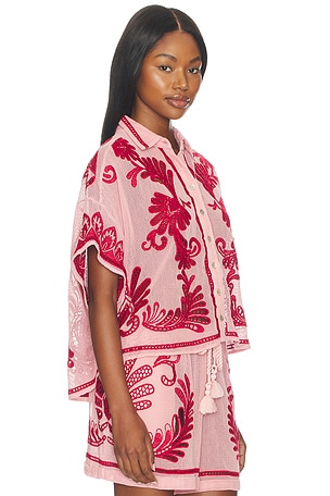 FARM Rio Pink Blouse in Pink