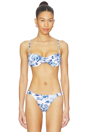 Porcelain Chita Underwire Bikini Top FARM Rio