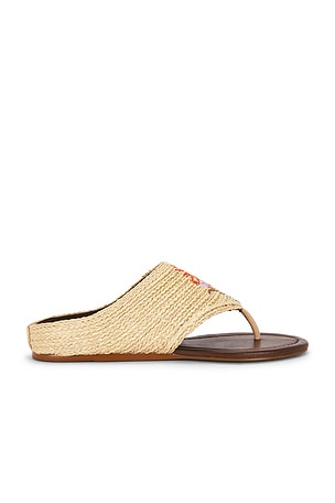 SANDALIA RAFFIA ICONS FLAT FARM Rio