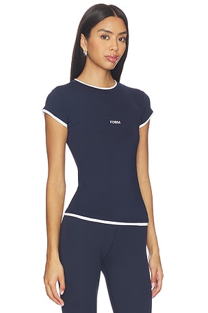 FORM Layering Tee in Navy