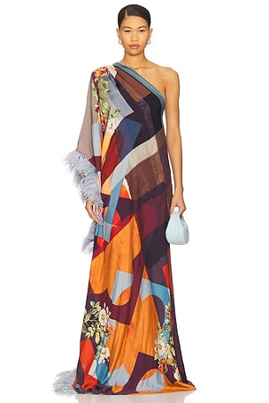 x REVOLVE Asymmetric Kaftan Dress Falguni Shane Peacock