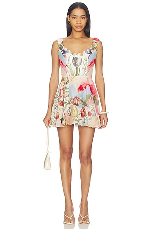 Floral Sonata Short Dress Falguni Shane Peacock