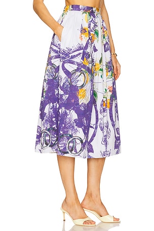 Falguni Shane Peacock x REVOLVE Gathered Skirt in Blue