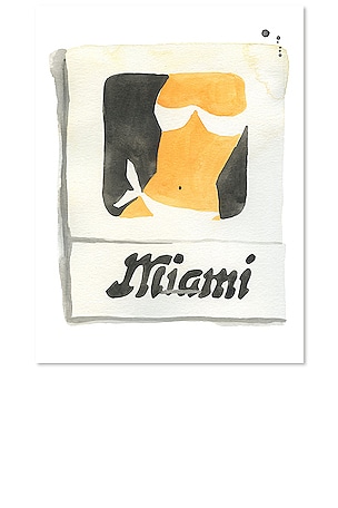 5"X7" MIAMI PRINT 12X18センチ マイアミプリント Furbish Studio