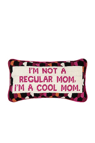 Cool Mom Needlepoint Pillow Furbish Studio