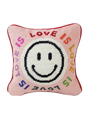 Love is Love Needlepoint Pillow Furbish Studio