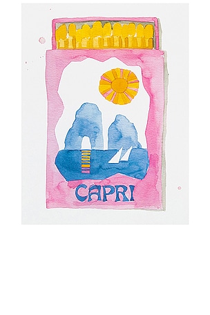 5"x7 Capri Print Furbish Studio