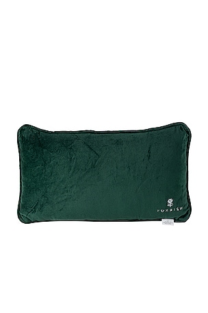 Furbish Studio Expensive Needlepoint Pillow in Green