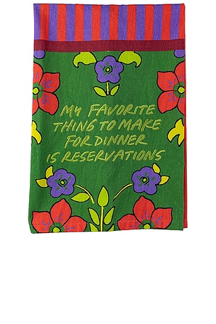 Reservations Dish Towel Furbish Studio
