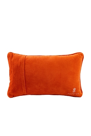 Furbish Studio Haunt It Needlepoint Pillow in Orange