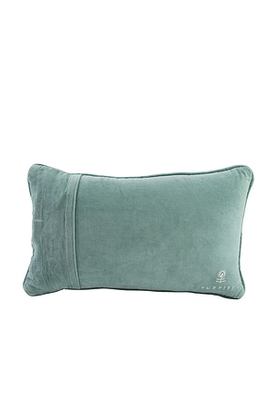 Furbish Studio Fly Coach Needlepoint Pillow in Red,Green