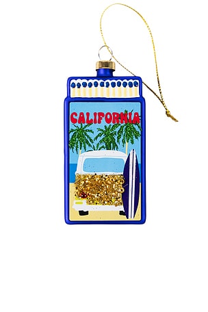 California Matchbook Ornament Furbish Studio