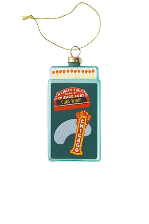 Chicago Matchbook Ornament Furbish Studio