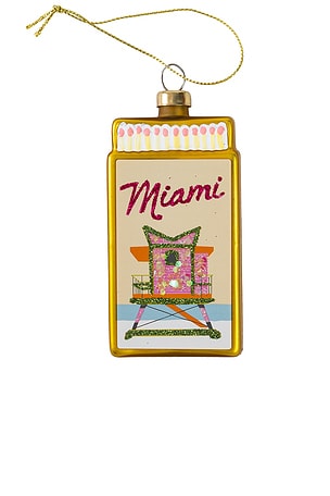 Miami Matchbook Ornament Furbish Studio