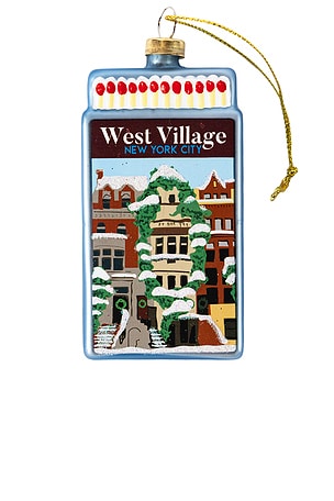 West Village Matchbook Ornament Furbish Studio