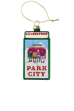 Park City Matchbook Ornament Furbish Studio