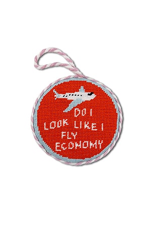 Fly Economy Needlepoint Ornament Furbish Studio