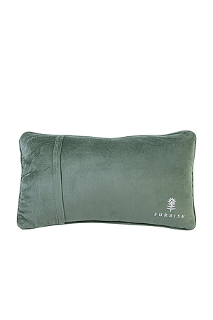 Furbish Studio Merry Tipsy Needlepoint Pillow in Red,Green