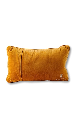 Furbish Studio Never Lost A Tailgate Needlepoint Pillow in Burnt Orange