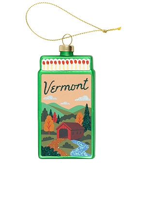 Vermont Matchbook Ornament Furbish Studio