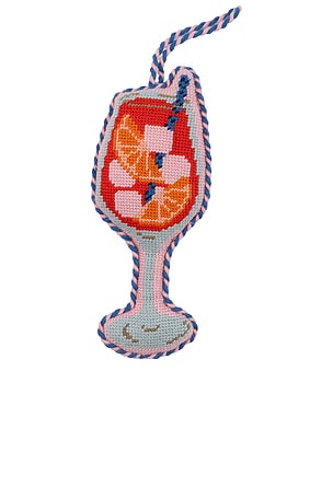 Aperol Spritz Needlepoint Ornament Furbish Studio