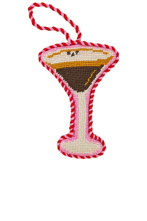 Espresso Martini Needlepoint Ornament Furbish Studio