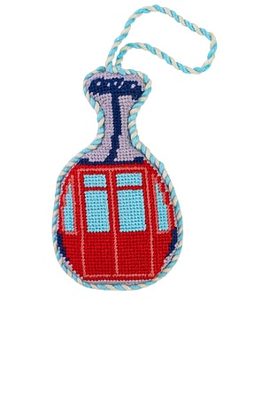 Ski Lift Needlepoint Ornament Furbish Studio