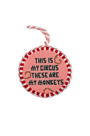 This Is My Circus Needlepoint Ornament Furbish Studio