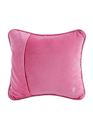 Furbish Studio Trust Dolly Needlepoint Pillow in Pink