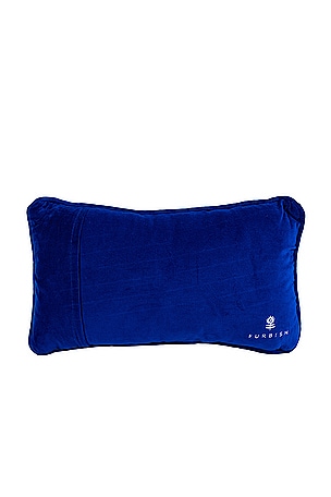 Furbish Studio Higher The Hair Needlepoint Pillow in Pink