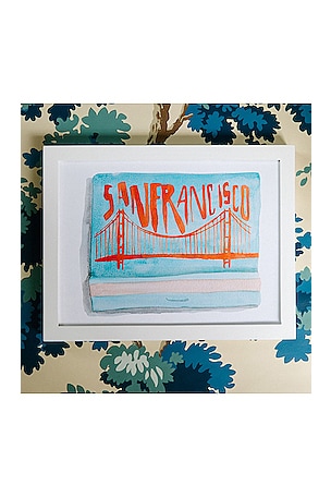 Furbish Studio 5x7 San Francisco Print in Blue