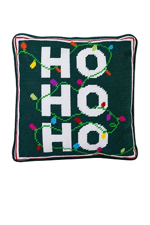 Ho Ho Ho Needlepoint Pillow Furbish Studio