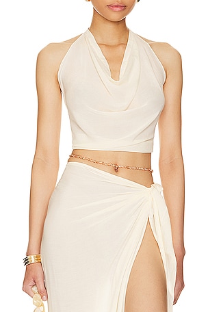 8 Other Reasons x REVOLVE Chain Halter Top in Silver