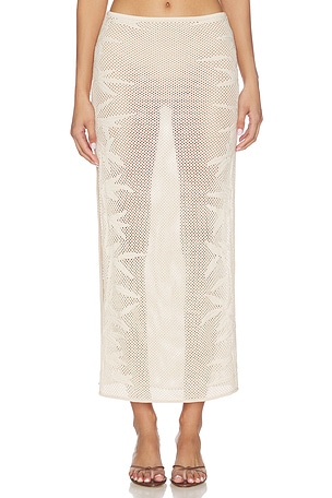 Flook The Label Zhenya Skirt in Beige