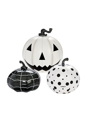 PAQUETE DE 3 CALABAZAS INFLABLES ILUMINADAS PACK OF 3 LIGHT UP INFLATABLE PUMPKIN FUNBOY