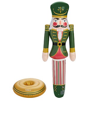 FUNBOY Small Classic Inflatable Nutcracker in Green