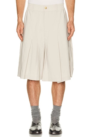 Irregular Pleats Shorts Feng Chen Wang