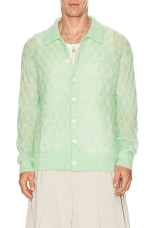 Knitted Cardigan Sweater Feng Chen Wang