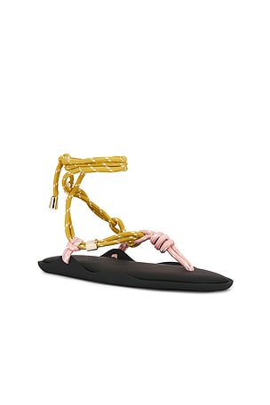 Flòwze Flûze Flû Twin Sandal in Yellow
