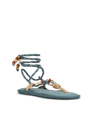 Flòwze x Collanine Colorate Flò Twin Sandal in Teal