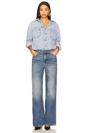 Denim Shirt Jumpsuit Good American