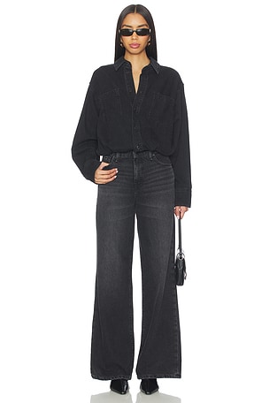 Denim Shirt Jumpsuit Good American