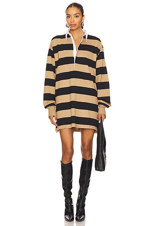 Jersey Polo Mini Dress Good American
