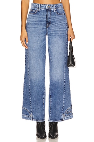 Reworked Wide Leg Jeans in Indigo911 Good American