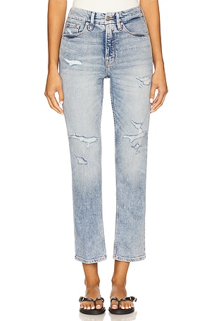 Good Icon Straight Ankle Jeans Good American