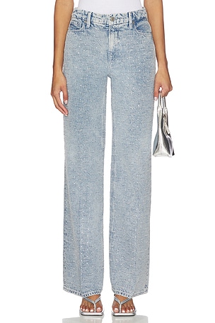 Good Skate Wide Leg Crystal Jeans Good American
